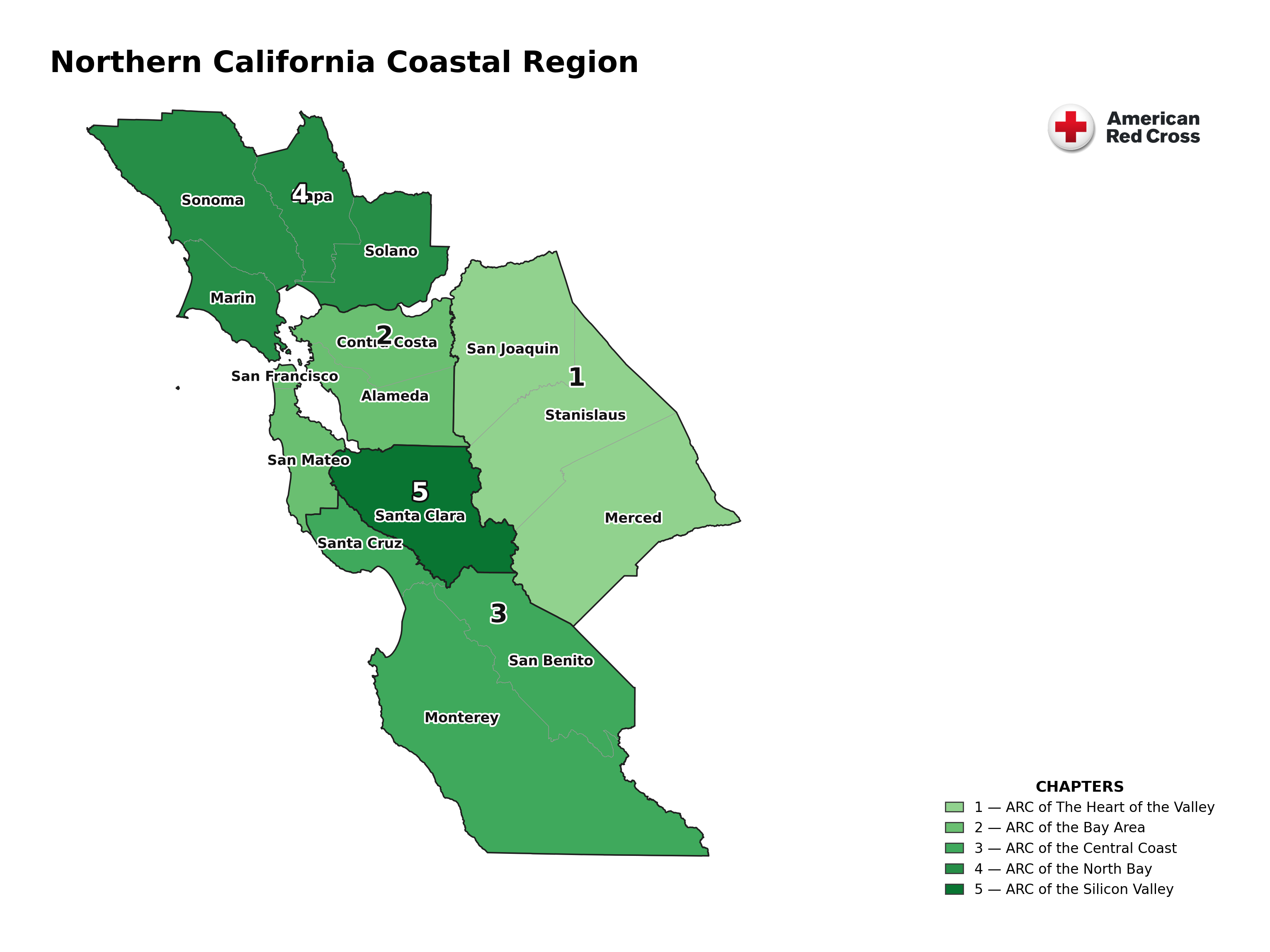 Northern California Coastal region