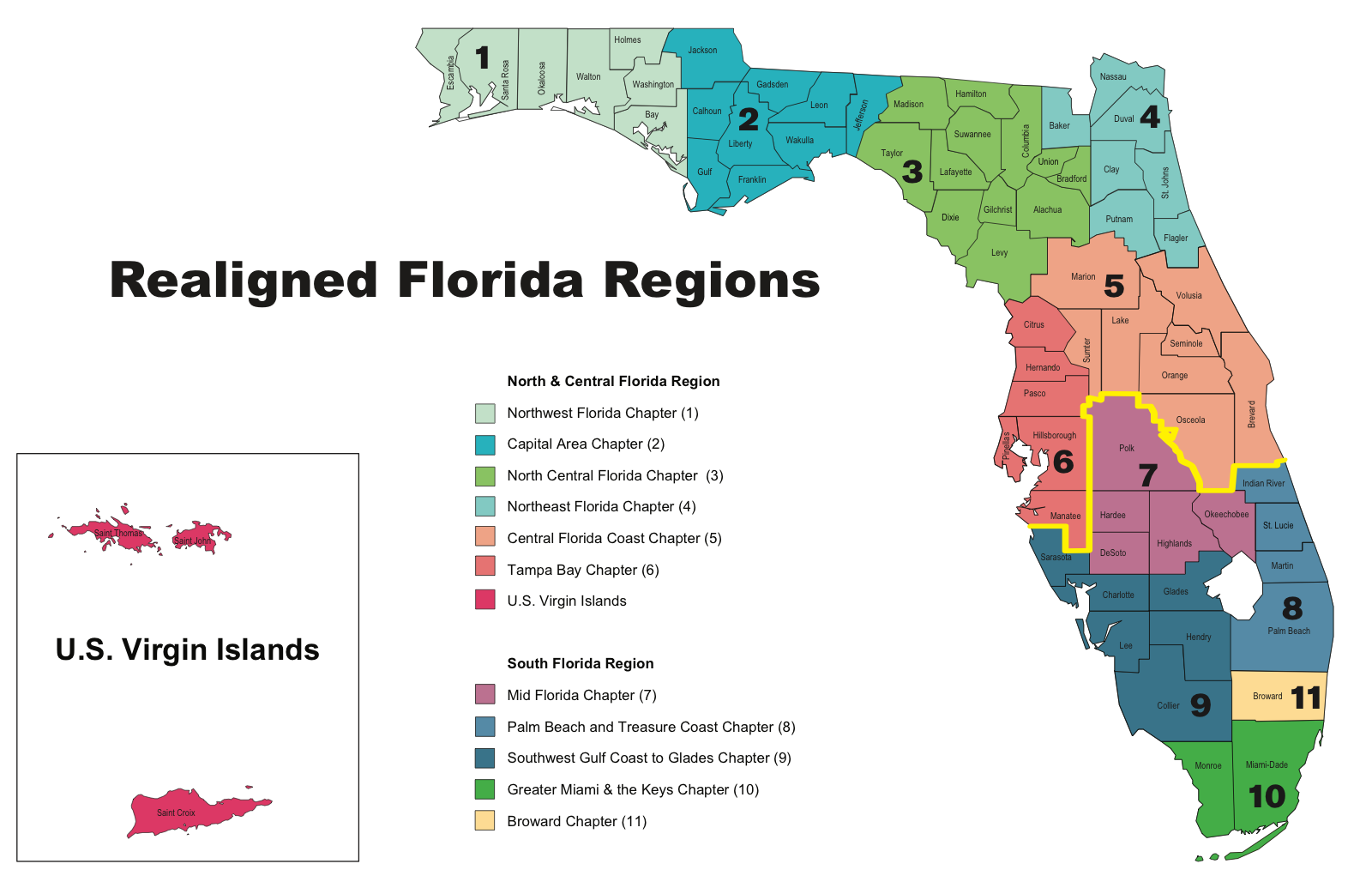 Florida — a finished map (Adobe Illustrator PDF), the target to match